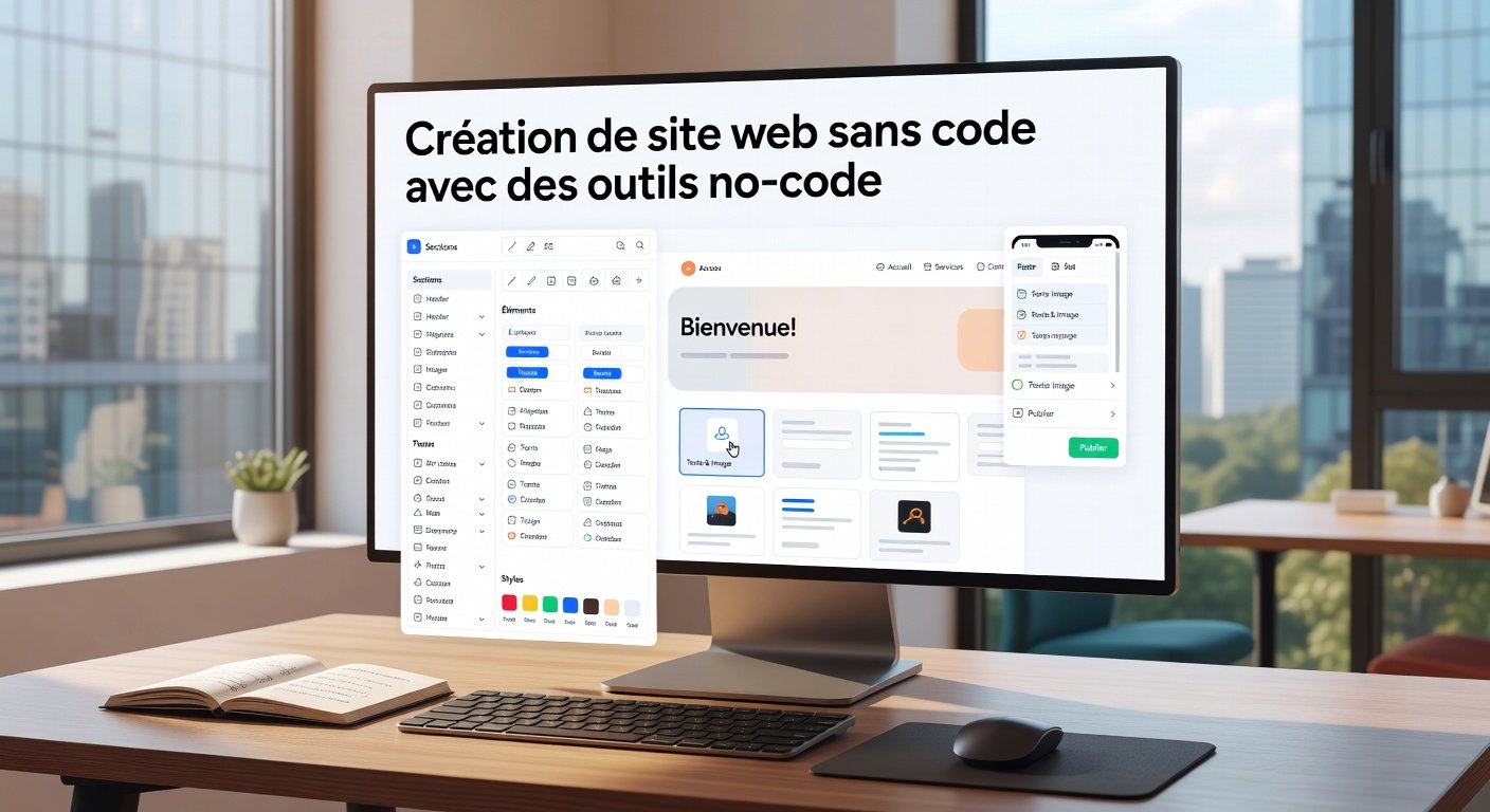 Création de site web sans code avec des outils no-code modernes